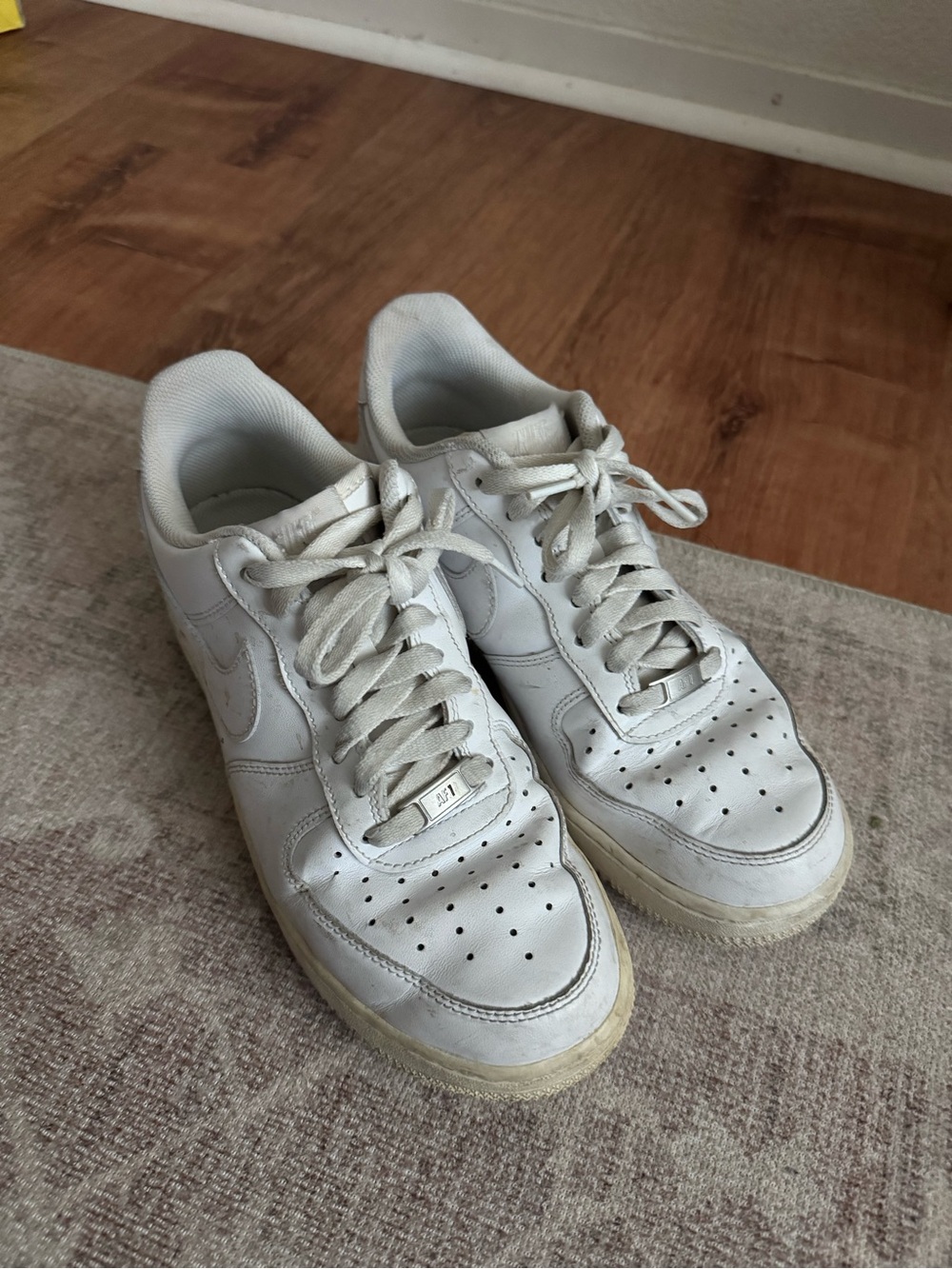 Nike AF1 White Low-Top Sneakers